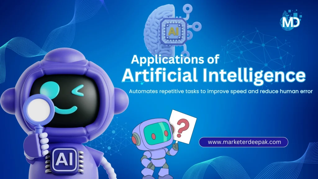 applications of artificial intelligence blog banner